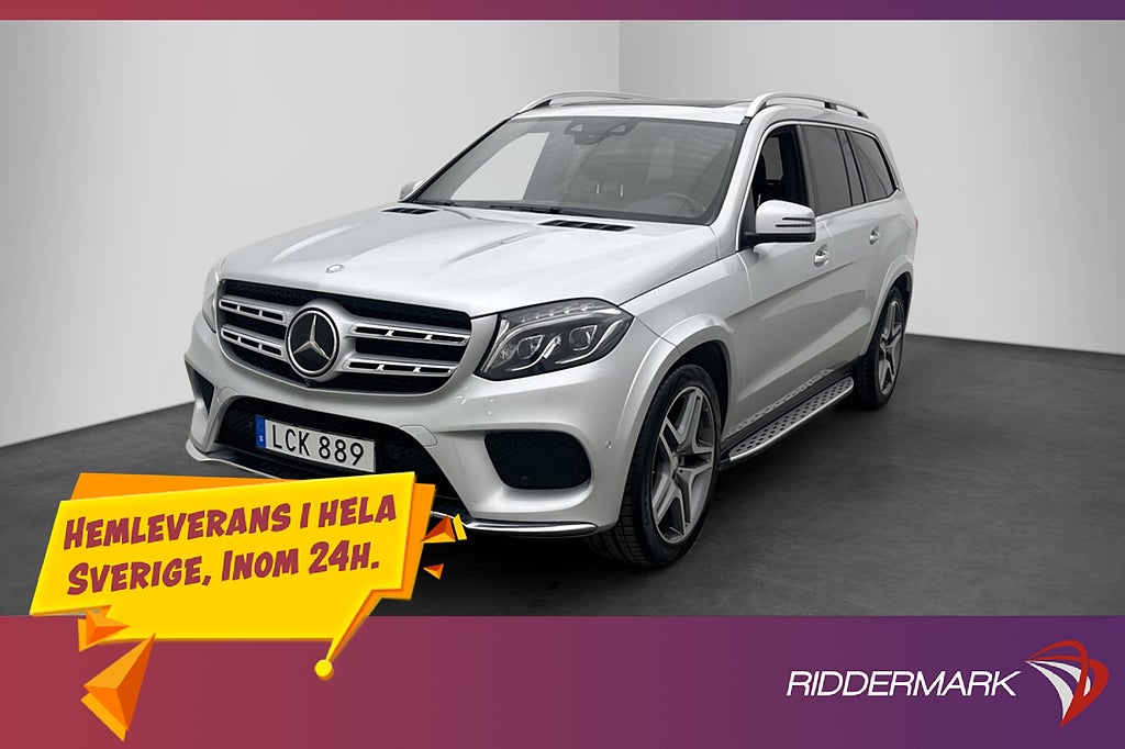 Mercedes-Benz GLS 350 d 4M AMG 7-Sit Värm Taklucka Luft 360°