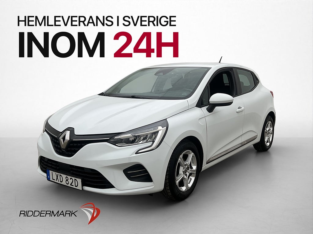 Renault Clio TCe 100hk Zen P-Sensorer Lane-Assist 0,43l/mil