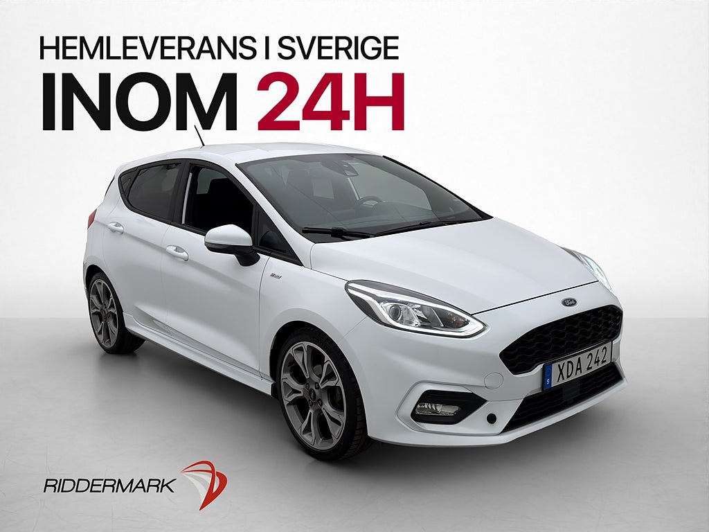 Ford Fiesta 1.0 ST-Line Navi CarPlay Sensorer Rattvärme