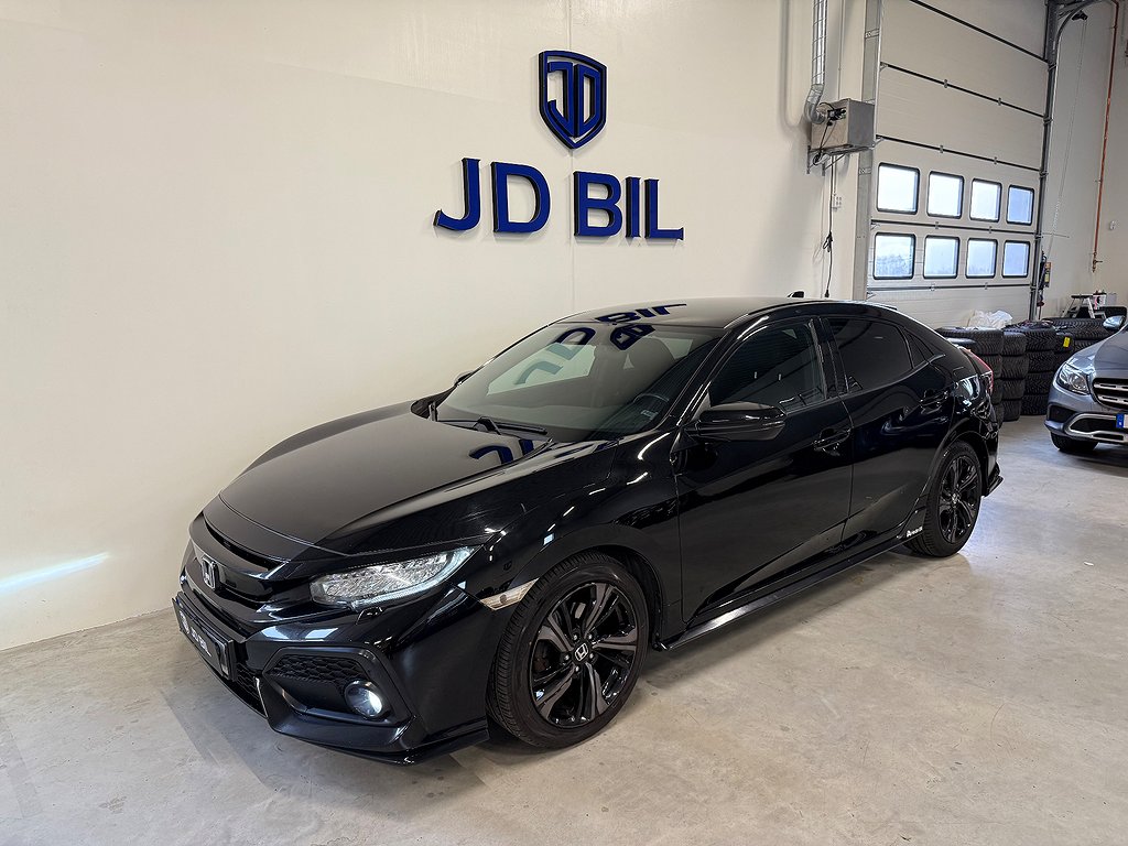 Honda Civic 5-dörrar 1.5 i-VTEC Turbo CVT Bkamera Navi 182hk