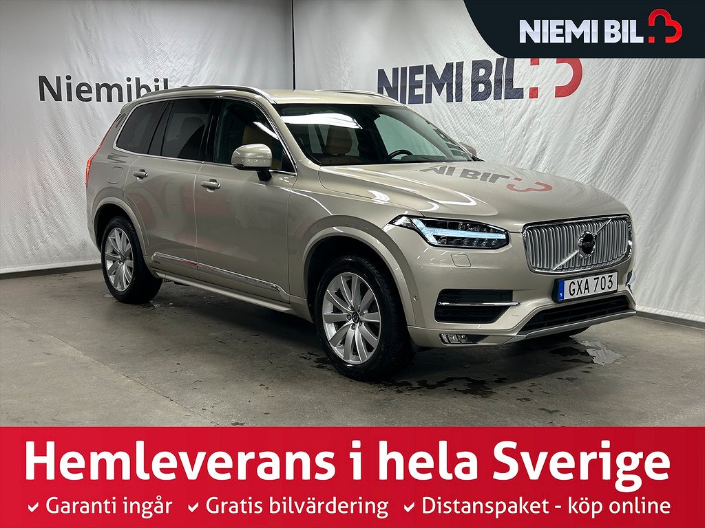 Volvo XC90 D5 AWD Aut Inscription 7Sits Nyservad/Välutrustad