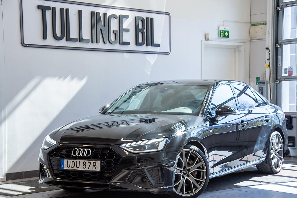Audi A4 Sedan 40 TDI Q S Line B&O Matrix Värmare Drag Navi  19"