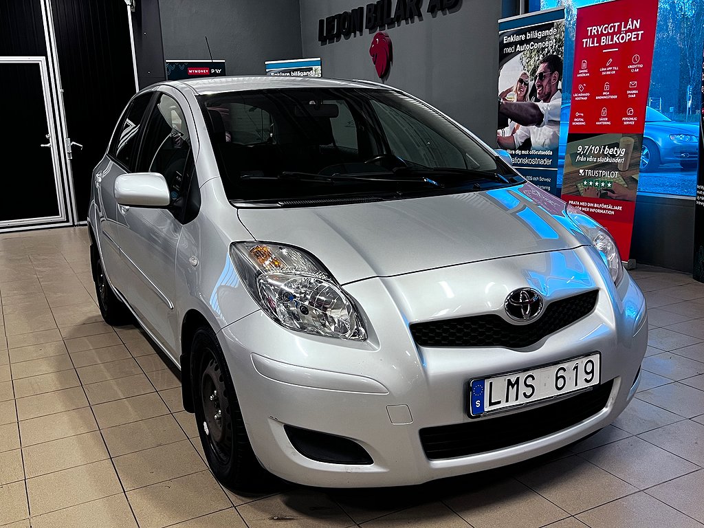 Toyota Yaris 5-dörrar 1.33 Dual VVT-i  101hk 1-Ägare 