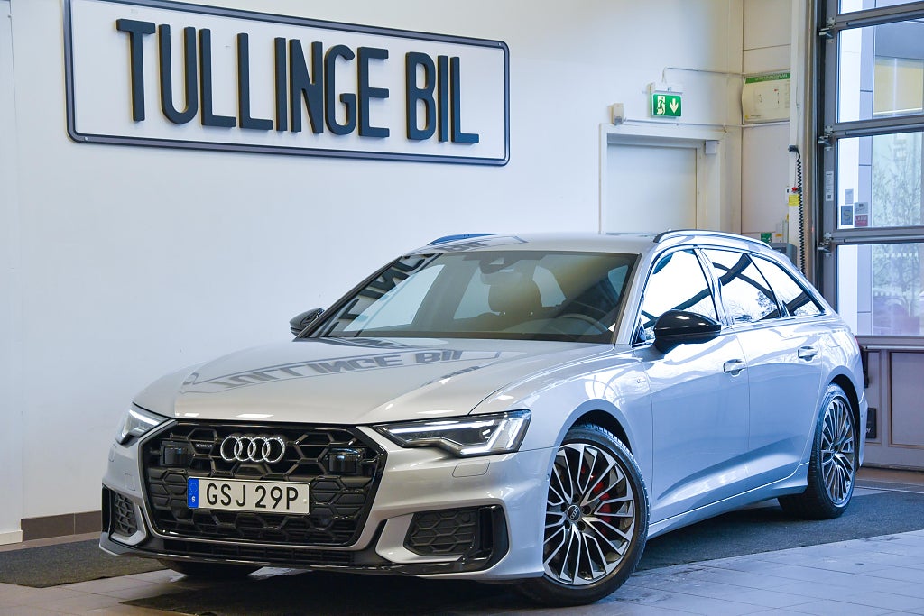 Audi A6 55 TFSIe Q S Line Matrix Cockpit Drag Värm Navi MOMS
