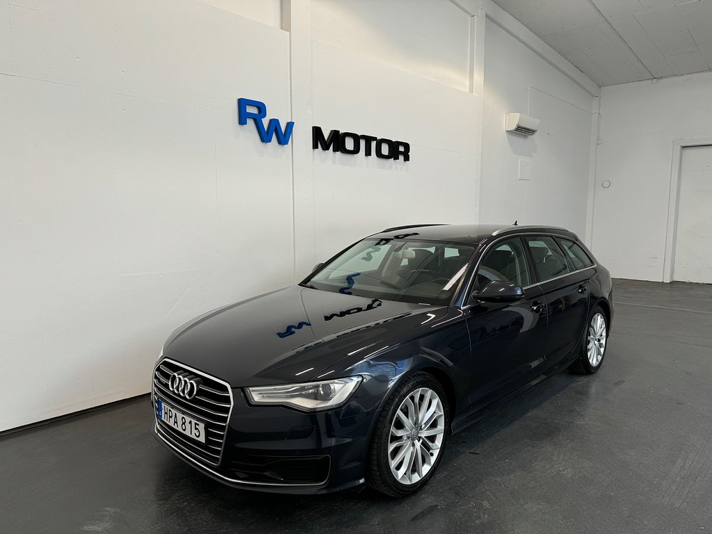 Audi A6 Avant 3.0 TDI V6 218hk Quattro Skinnstolar