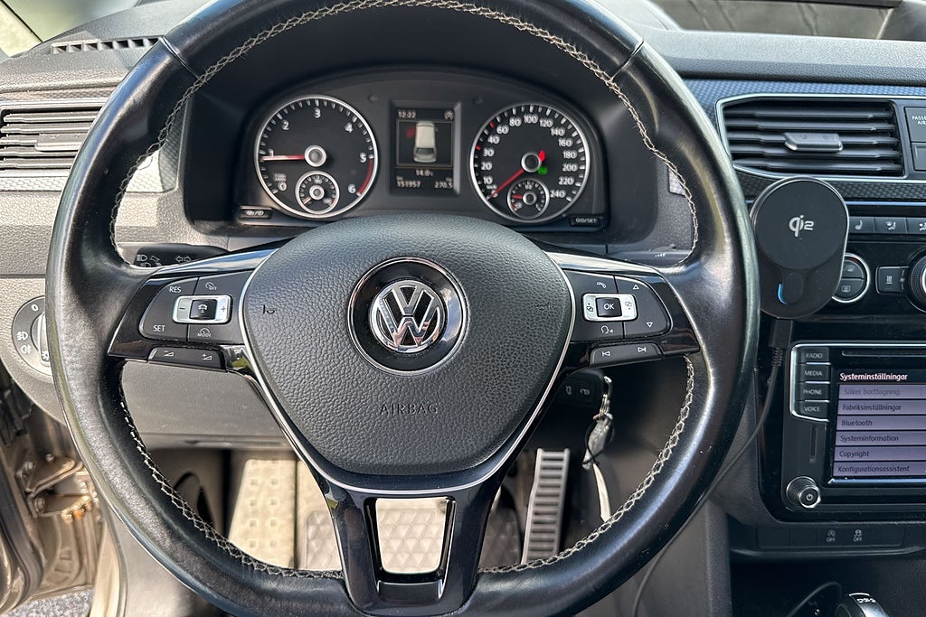 Volkswagen Caddy AlltrackVan 2.0 TDI Automat 4Motion Värmare Drag1 Ägare miniatyr 10