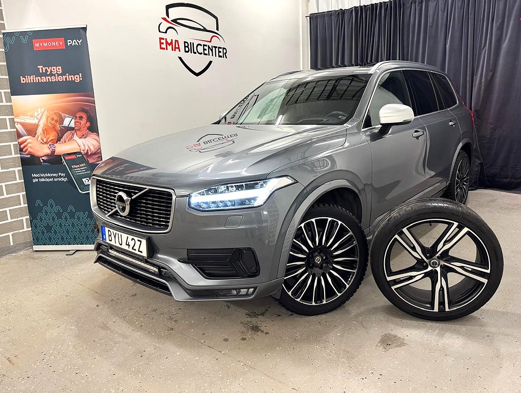 Volvo XC90 D5 AWD Geartronic R-Design|7sits|Pano|kamrembytt