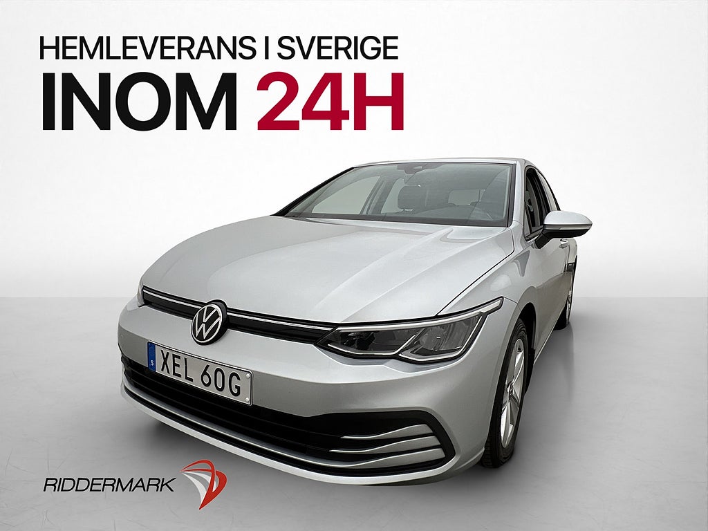 Volkswagen Golf 1.0 110hk eTSI Ambient P-Sensorer Rattvärme