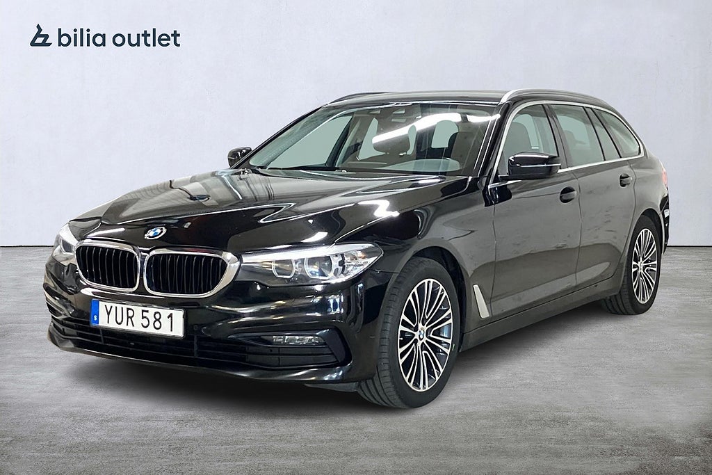 BMW 520d xDrive Touring Steptronic Sport line 190hk Navi Drag