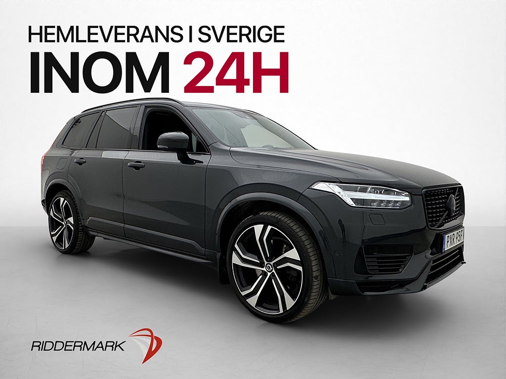 Volvo XC90 T8 AWD R-Design Pano B&W 360° HUD Massage 7-Sits