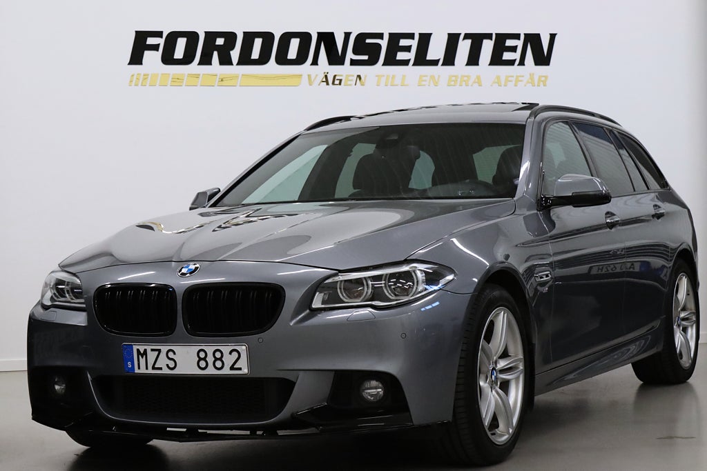 BMW 525d xDrive M Sport Pano H/K Navi B-kamera Skinn Drag 218hk