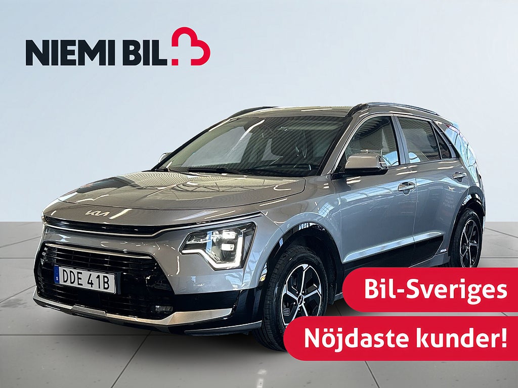 Kia Niro Hybrid DCT Advance S&V-hjul/Carplay/Skinn/MOMS/A.d Fart
