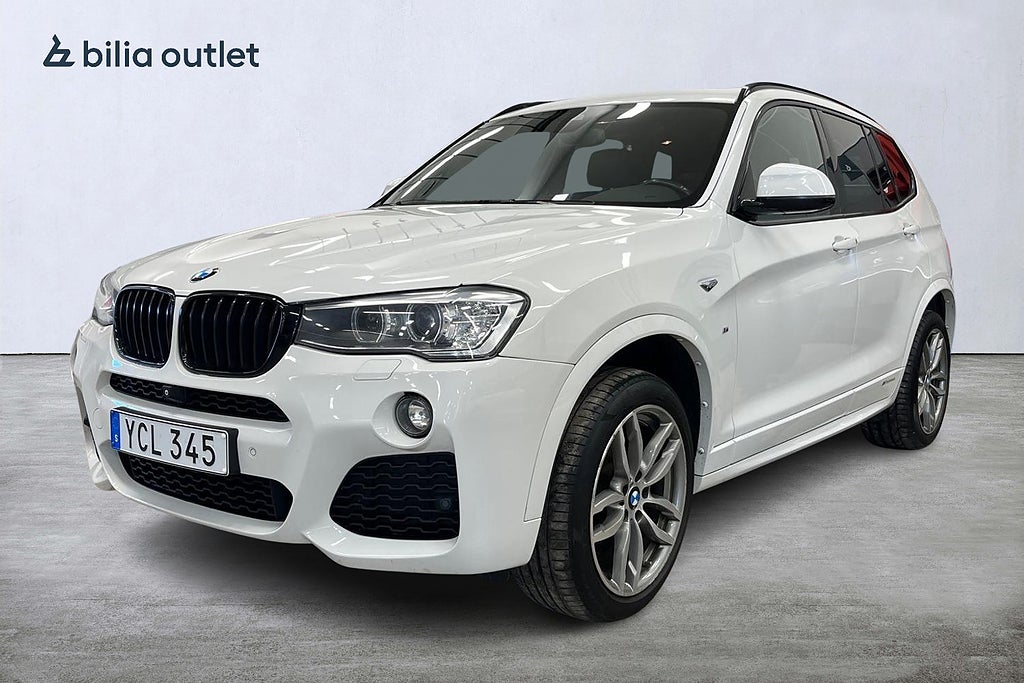 BMW X3 xDrive30d M Sport 244hk Dragkrok Navigation Pano H&K