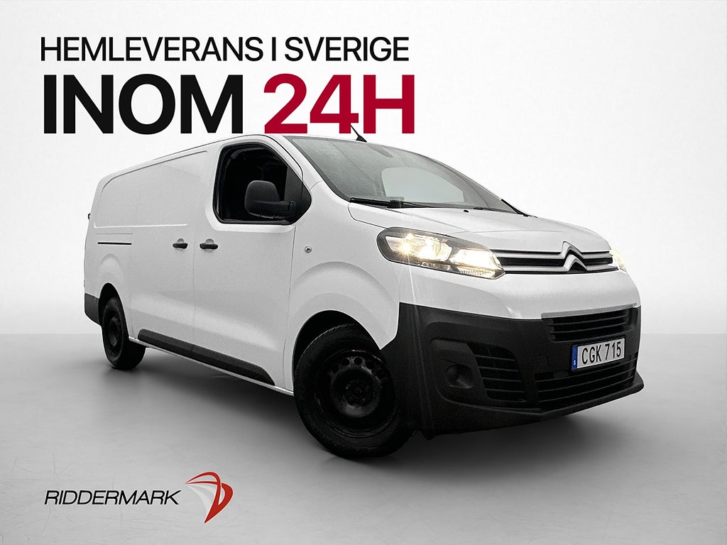 Citroën jumpy L3 2.0HDi Värmare PDC 3-Sits CARPLAY Moms