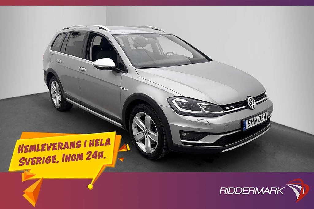 Volkswagen Golf Alltrack 2.0 TDI 184hk 4M Värm Kamera Drag