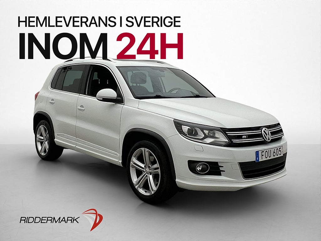 Volkswagen Tiguan 2.0 TDI 4M R-Line Pano D-Värm Kamera Skinn