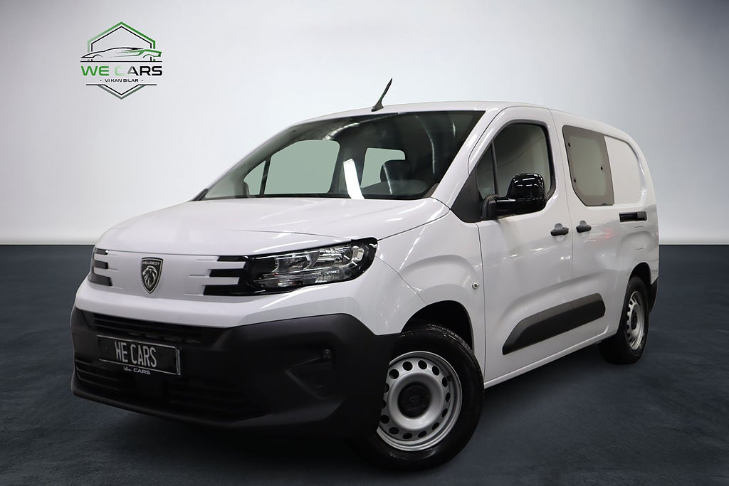 Peugeot e-Partner L2 Dragkrok Backkamera Moms 136hk