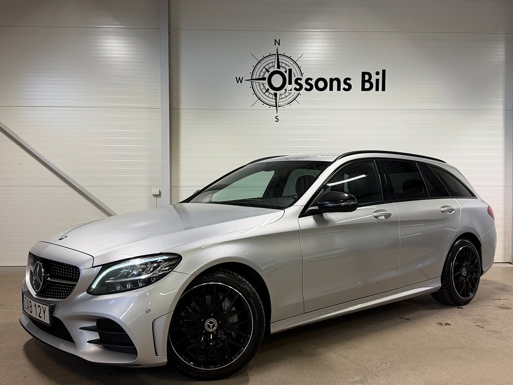 Mercedes-Benz C 220 T d 4M AMG Line Aut Drag B-kam Värmare