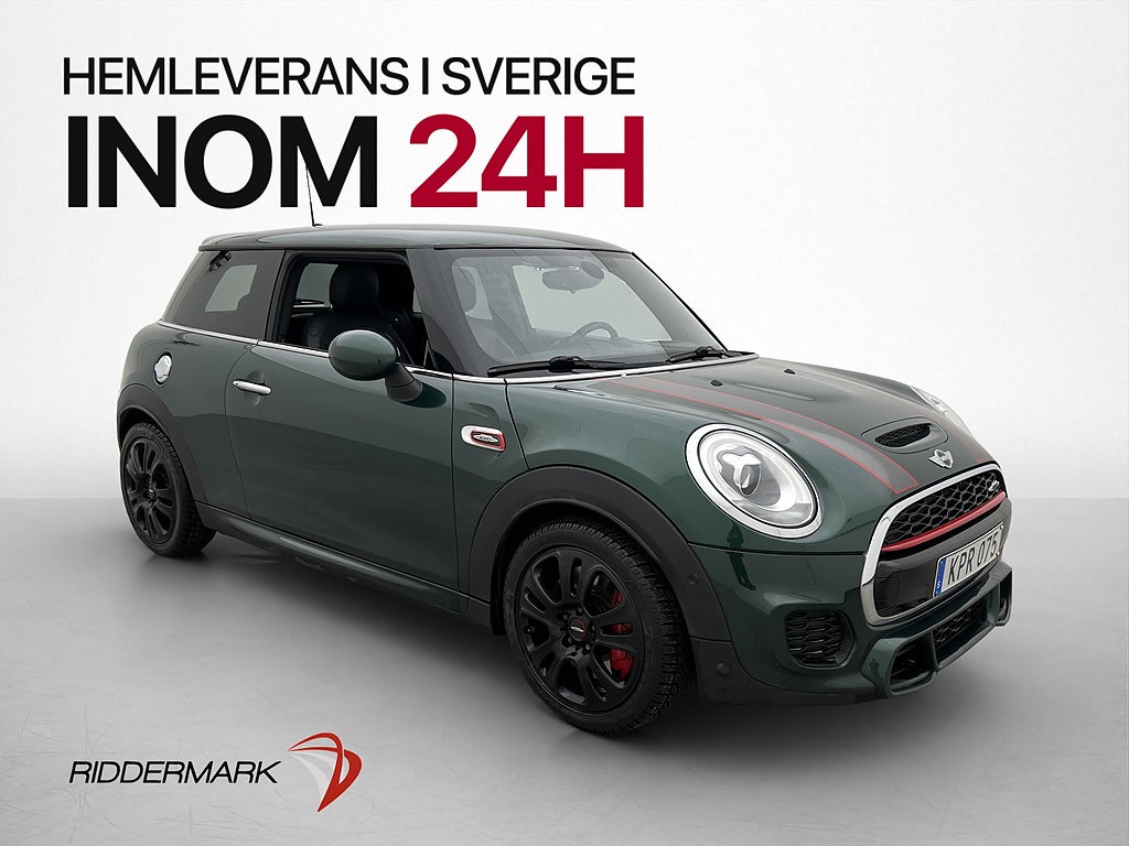 MINI John Cooper Works 231hk H/K B-Kamera HuD Navi Skinn