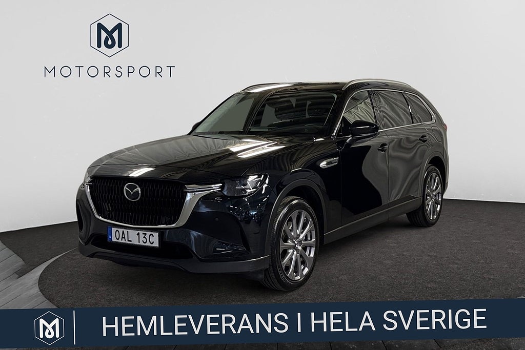 Mazda CX-80 PHEV Exclusive Line Adaptiv fart Backkamera 7 sits HUD 