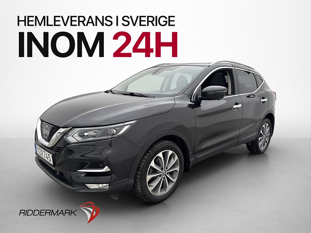 Nissan Qashqai 1.6 130hk Tekna Pano 360° Navi Halvskinn