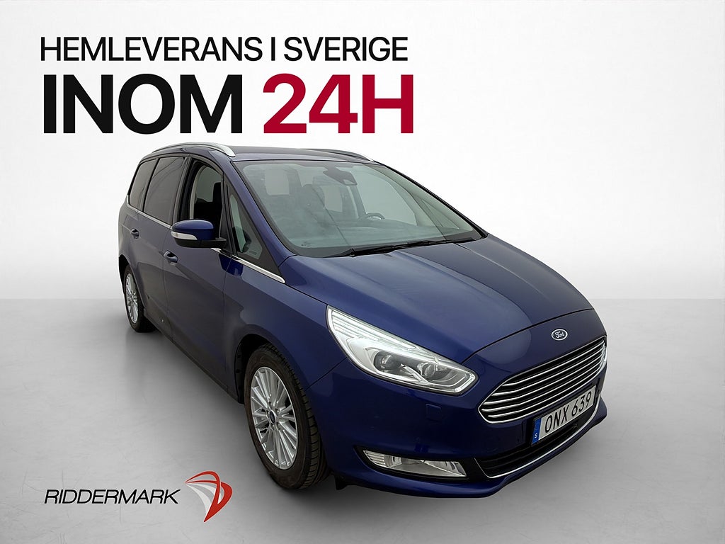Ford Galaxy 2.0 TDCi Titanium 7-Sits B-Kamera Navi Carplay