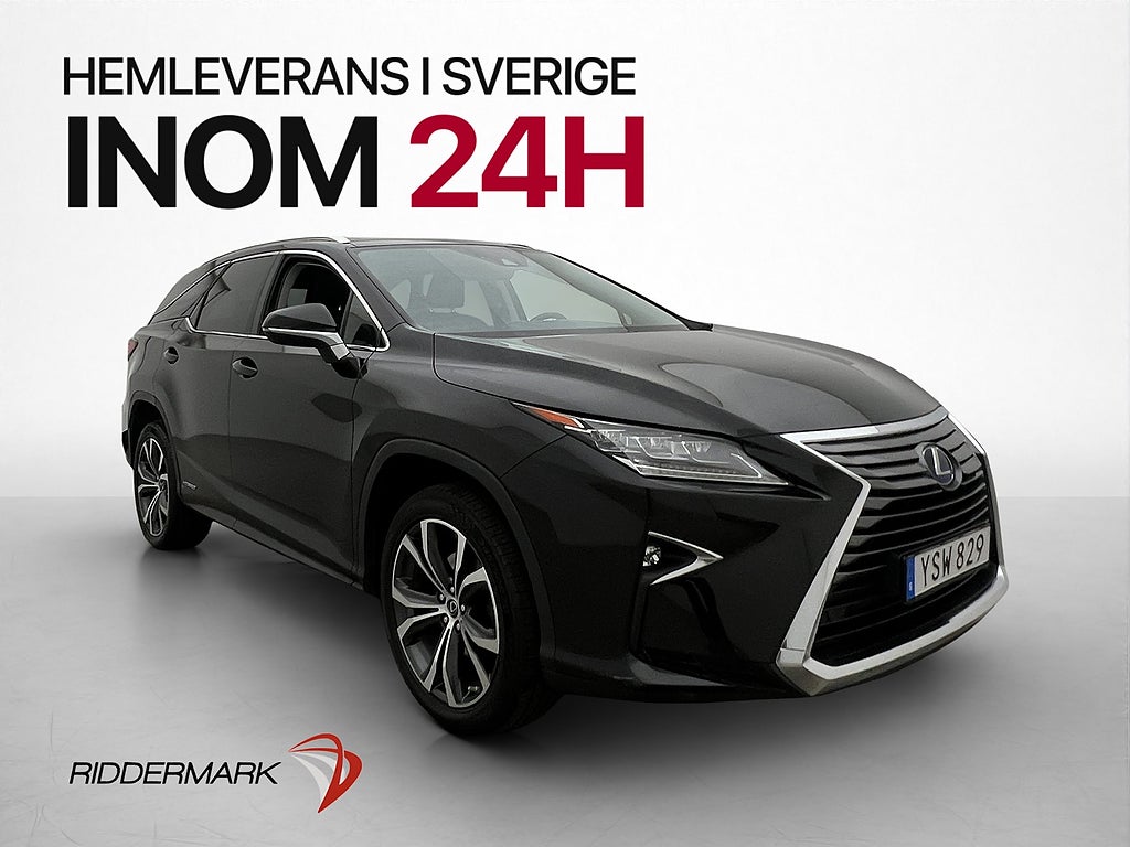 Lexus RX 450h 3.5 V6 7-sits Executive Taklucka Kamera HUD