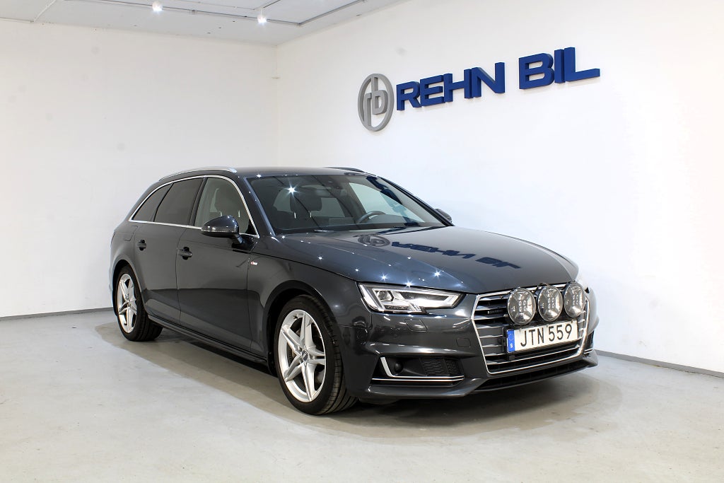 Audi A4 Avant 2.0 TDI quattro S Line Kamera Drag Värmare 190hk