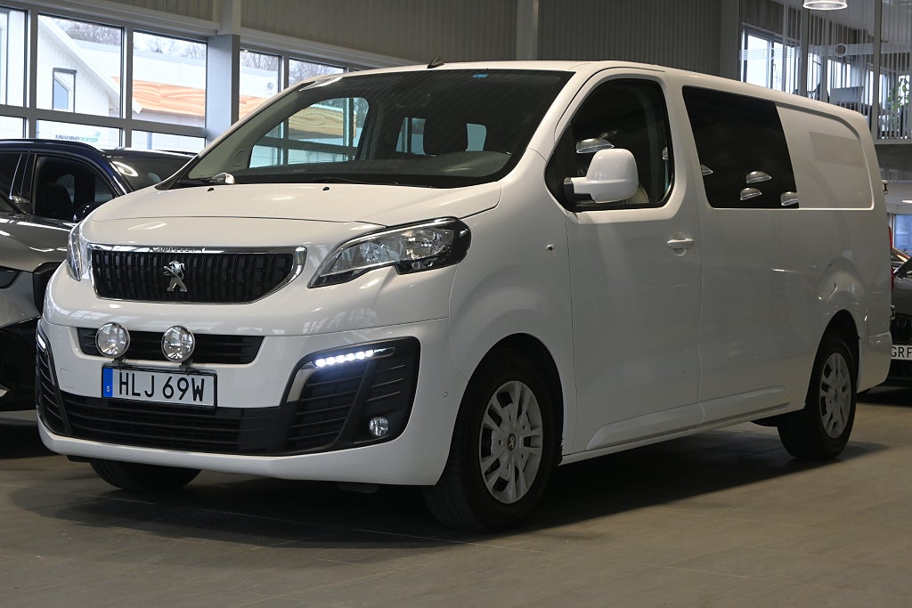 Peugeot Expert Crew Cab 2.0 BlueHDi EAT 177hk PRO Värmare Drag 