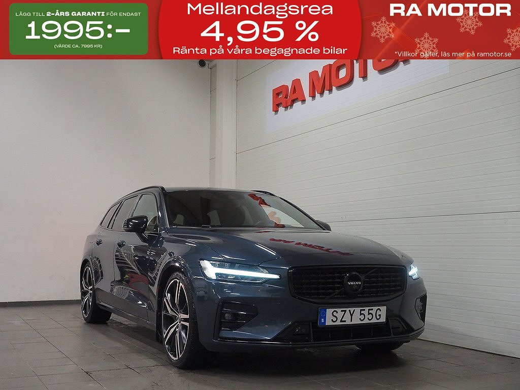 Volvo V60 D3 150hk R-Design | Drag | Navi | 360° | HUD | 2019