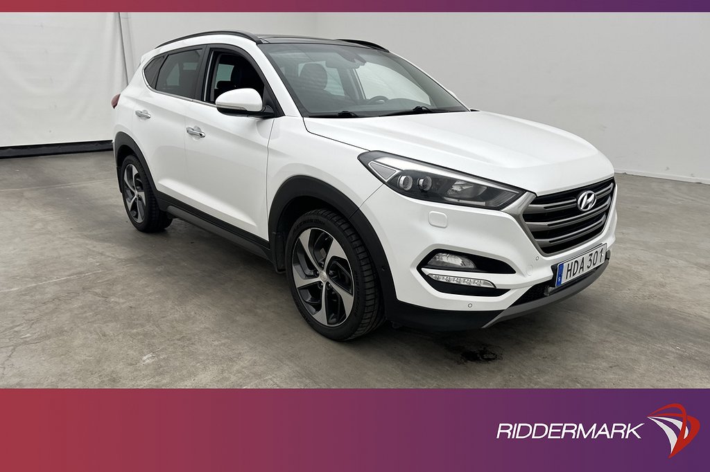 Hyundai Tucson 2.0 CRDi 4WD 185hk Premium Pano Skinn Drag