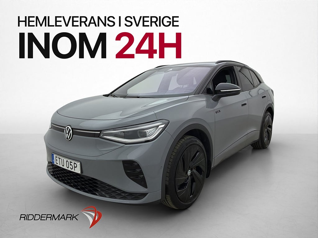 Volkswagen ID.4 GTX Värmare Kamera CarPlay Halvskinn MOMS