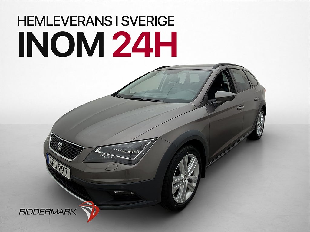 Seat Leon X-Perience 1.6 TDI 4Drive Värm Kamera Drag CarPlay