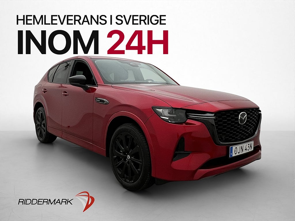 Mazda CX-60 PHEV AWD Homura BOSE HUD Dragkrok 360° CarPlay