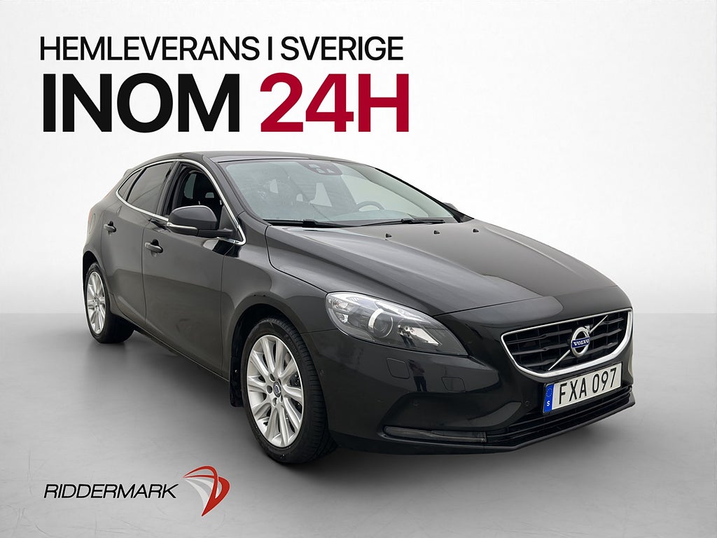 Volvo V40 D3 150hk Summum Pano VOC Kamera Navi