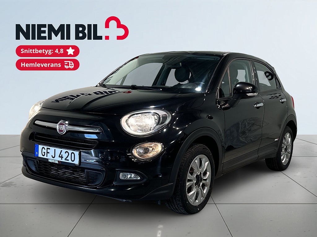 Fiat 500X 1.4 16V MultiAir PopStar Rattvärme Psens Mvärm S/V-hjul