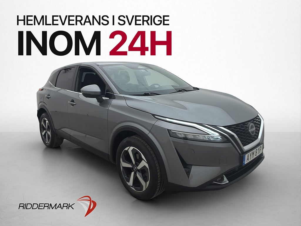 Nissan Qashqai 158hk Tekna Cockpit HUD 360° Navi Halvskinn