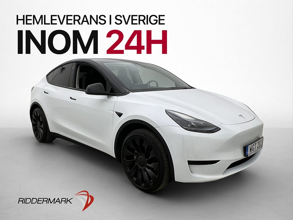 Tesla Model Y Standard Range Pano Drag Autopilot Svensksåld