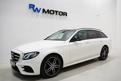 Mercedes-Benz E 220 d 4M 194hk AMG Pano Wide B-kamera D-värmare Drag ME