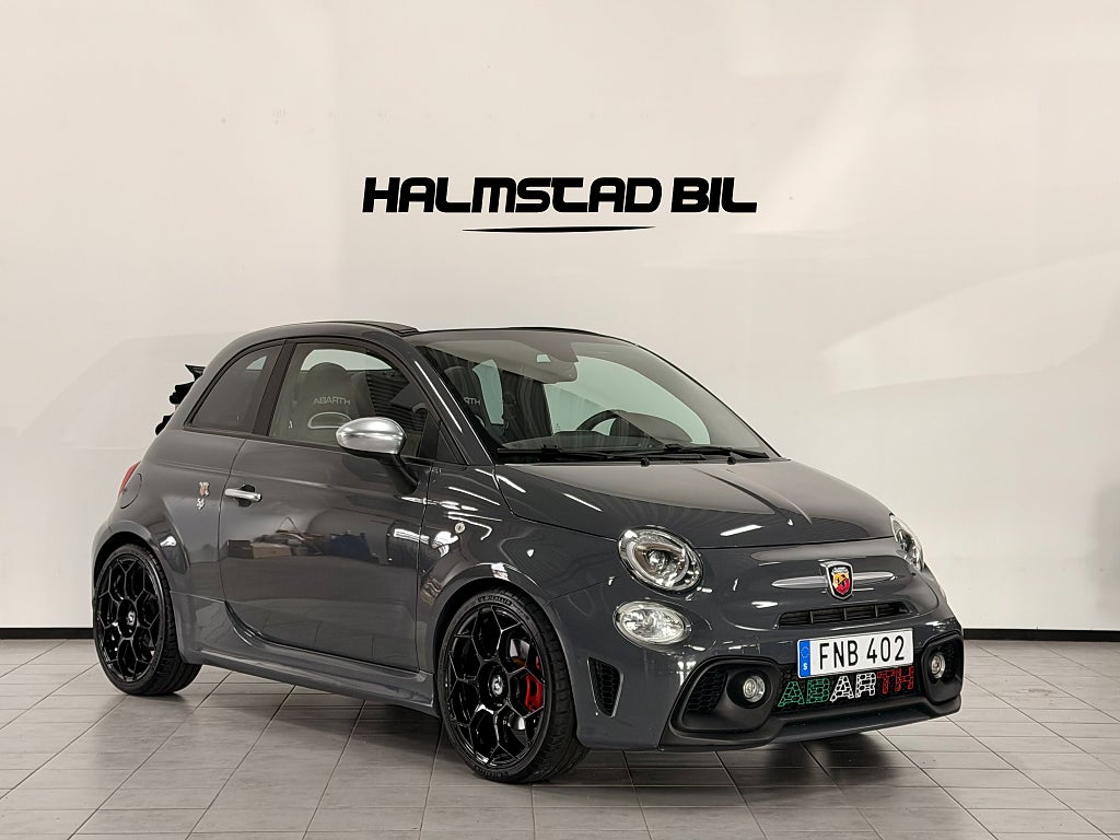 Abarth 595C Turismo Cab 165hk / Skinn / Sportsvgas / CarPlay