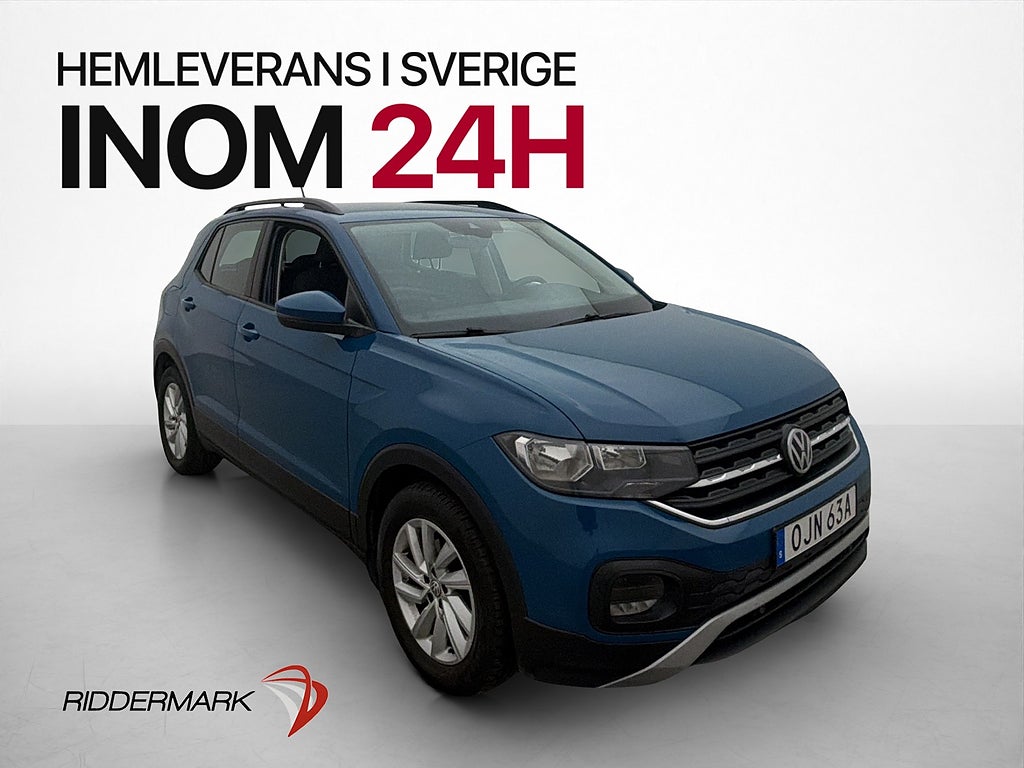 Volkswagen T-CROSS 1.0 TSI 95hk P-Sensorer CarPlay MOMS