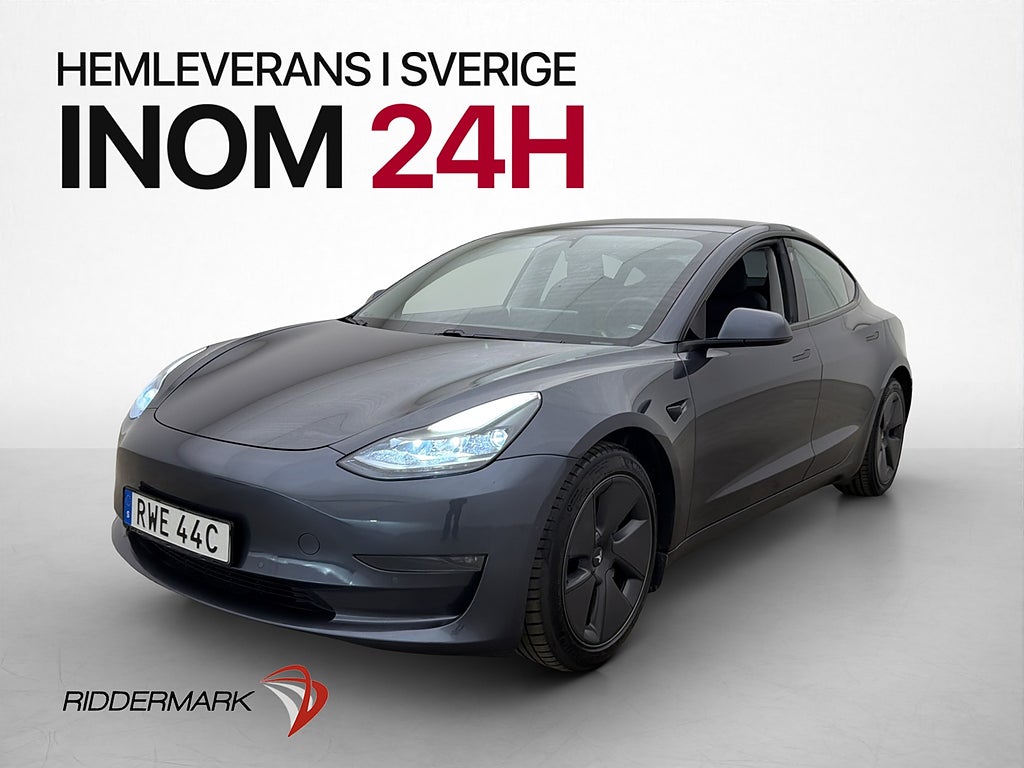 Tesla Model 3 Long Range AWD Drag Värmepump Autopilot Skinn