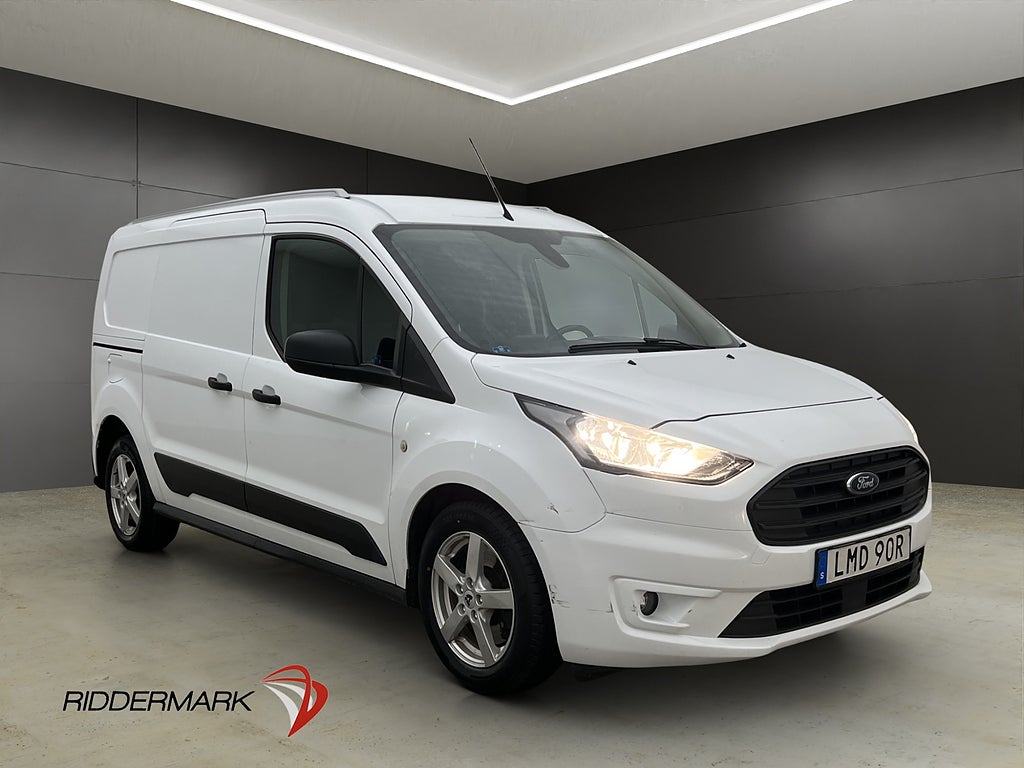 Ford Transit Connect LWB Värm A/C Drag B-Kamera CARPLAY Moms