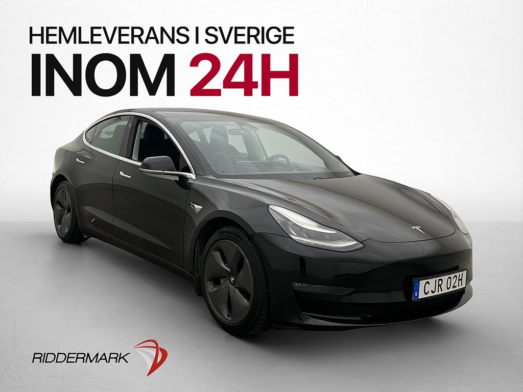 Tesla Model 3 Long Range AWD 440hk AP Navi Pano Läder ISOFIX