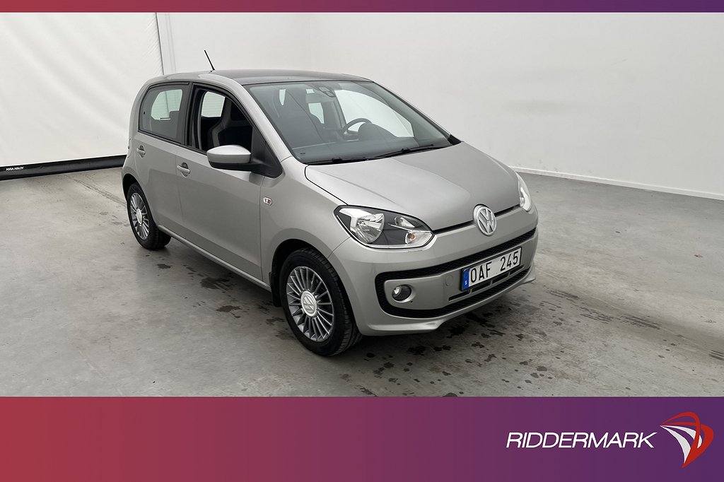 Volkswagen UP! 1.0 75hk AUTOMAT High up! Navi 0,45l/mil