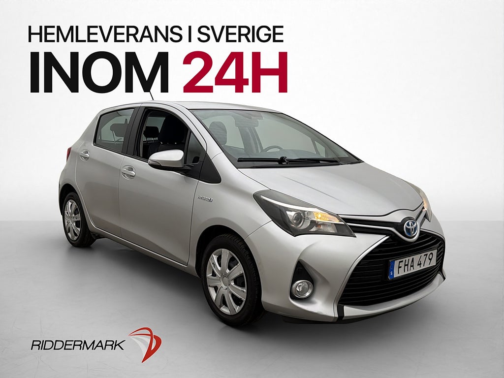 Toyota Yaris Hybrid 101hk Active M&K-Värm Kamera Låg-Skatt