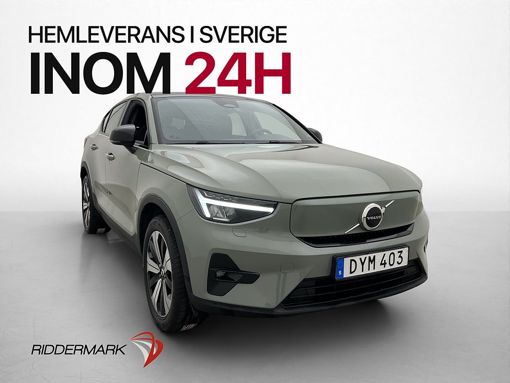 Volvo C40 Recharge 231hk Plus Edition BLIS Pano Navi Kamera