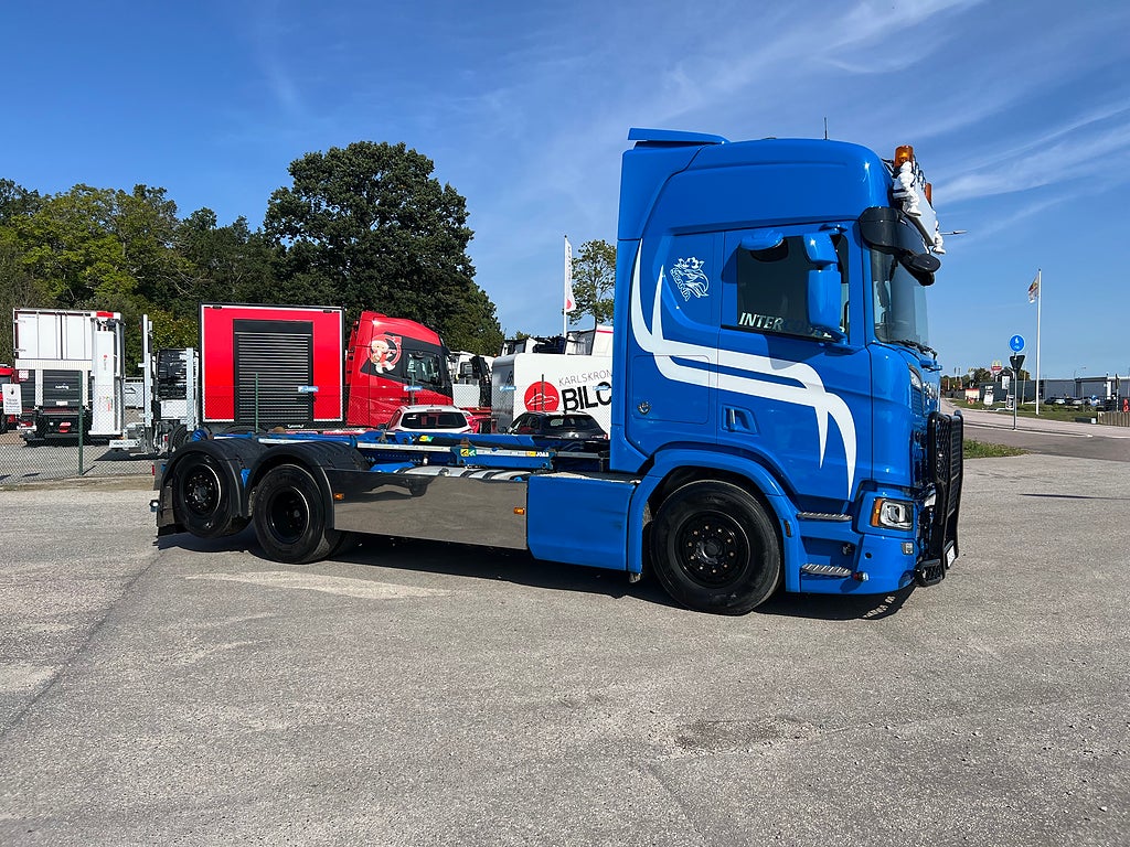 Scania R660 V8 6x2*4 Lastväxlare, ADR, Liftdumper, Euro 6