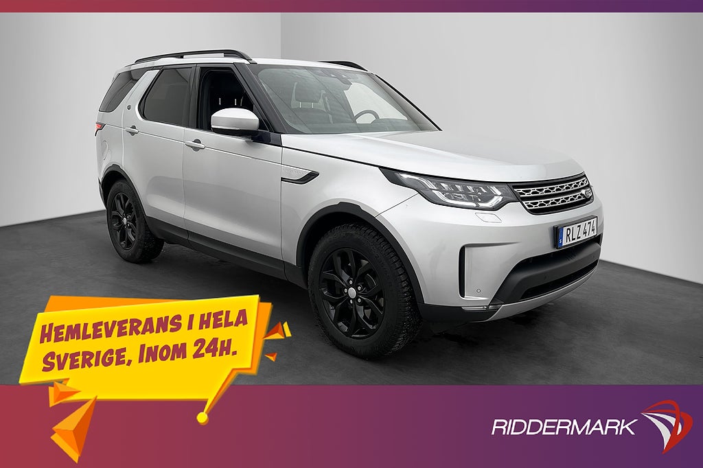 Land Rover Discovery SD4 4WD HSE 7-Sits Värm Pano Luft Drag