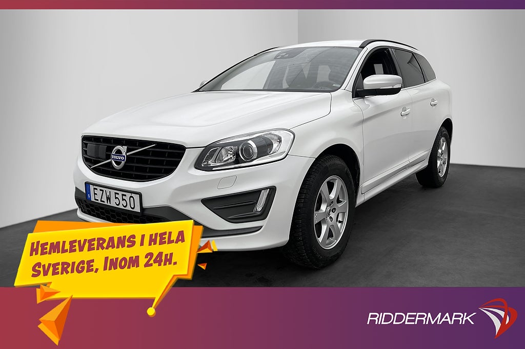 Volvo XC60 D4 AWD R-Design VoC Värmare Drag Rattvärme 190hk